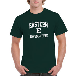 Eastern Michigan Arch Logo Swim & Dive T-Shirt - Forest