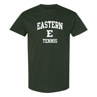 Eastern Michigan Arch Logo Tennis T-Shirt - Forest
