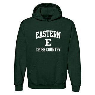 Eastern Michigan Arch Logo Cross Country Hoodie - Forest