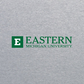Eastern Michigan Institutional Logo Hoodie - Sport Grey
