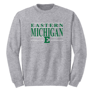 Eastern Michigan Headline Crewneck - Sport Grey