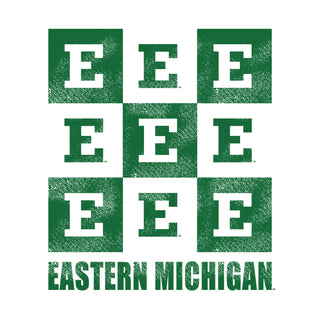 Eastern Michigan Checkerbox JA BTB Crewneck - White