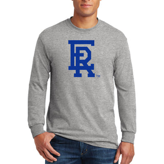Embry-Riddle Aeronautical University Eagles Daytona Primary Logo Long Sleeve T Shirt - Sport Grey