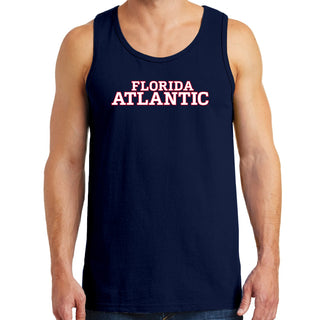 Florida Atlantic University Owls Basic Block Tank Top - Navy