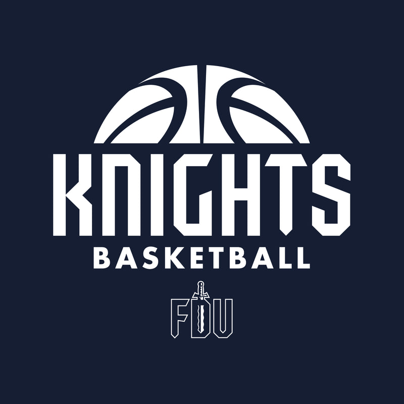 Fairleigh Dickinson Knights Basketball Hype T Shirt - Navy