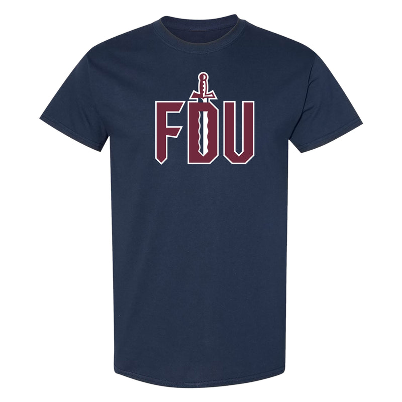 FDU Knights Primary Logo T-Shirt - Navy