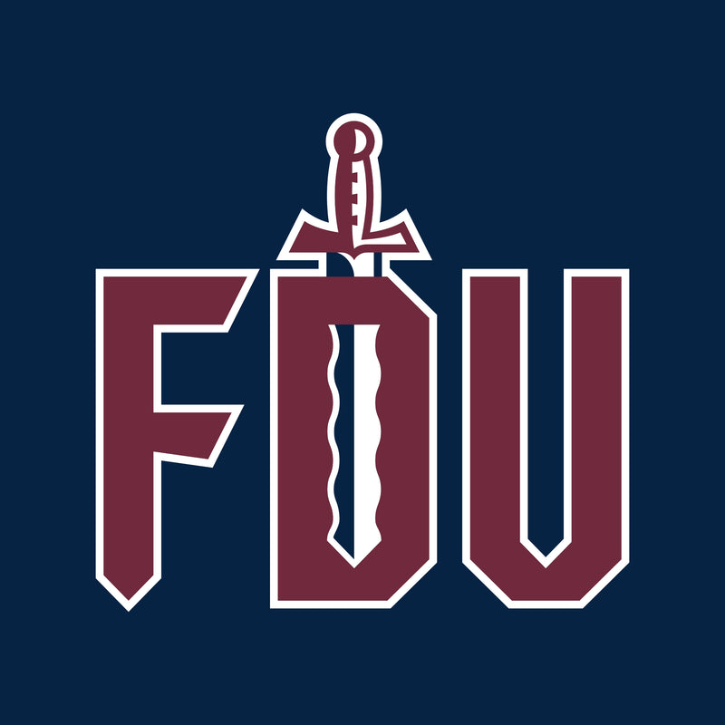 FDU Knights Primary Logo Long Sleeve - Navy