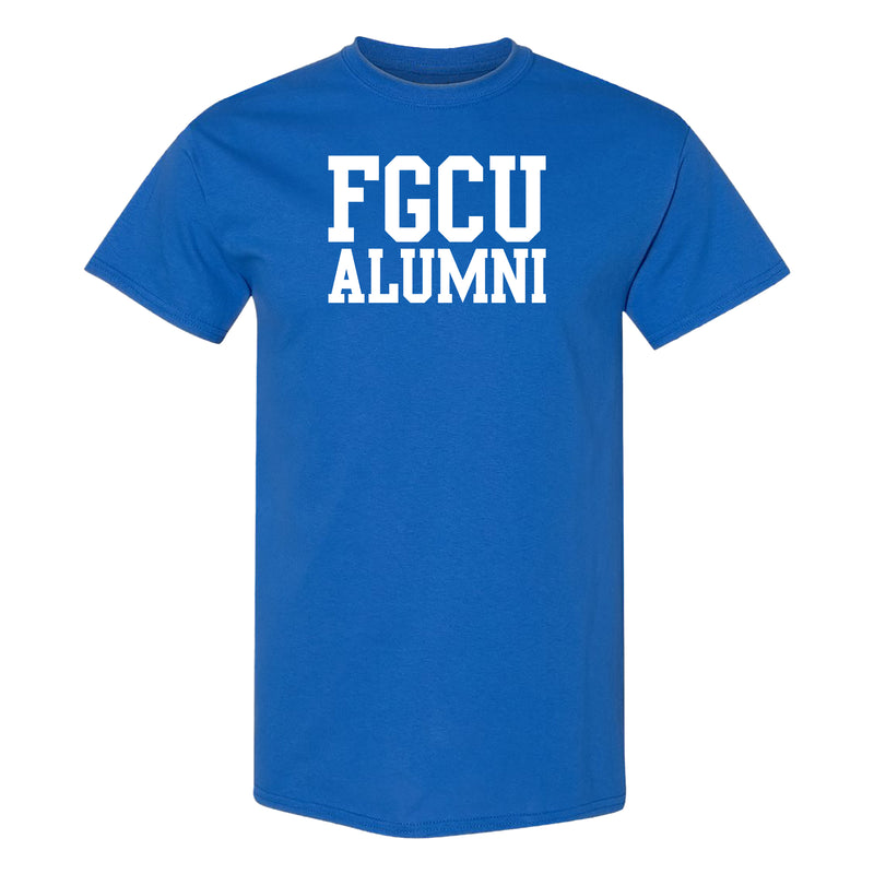 Florida Gulf Coast University Eagles Established Arch Logo Short Sleeve T Shirt - Sport Grey