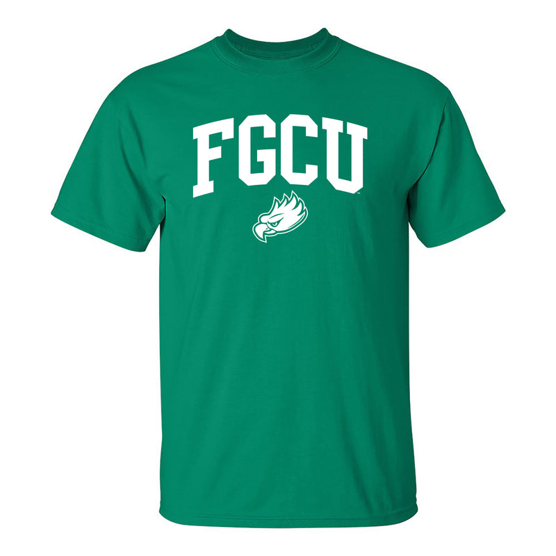 Florida Gulf Coast University Eagles Arch Logo Short Sleeve T Shirt - Kelly