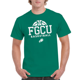 Florida Gulf Coast University Eagles Basketball Hype Short Sleeve T Shirt - Kelly Green