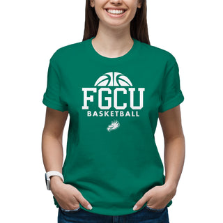 Florida Gulf Coast University Eagles Basketball Hype Short Sleeve T Shirt - Kelly Green