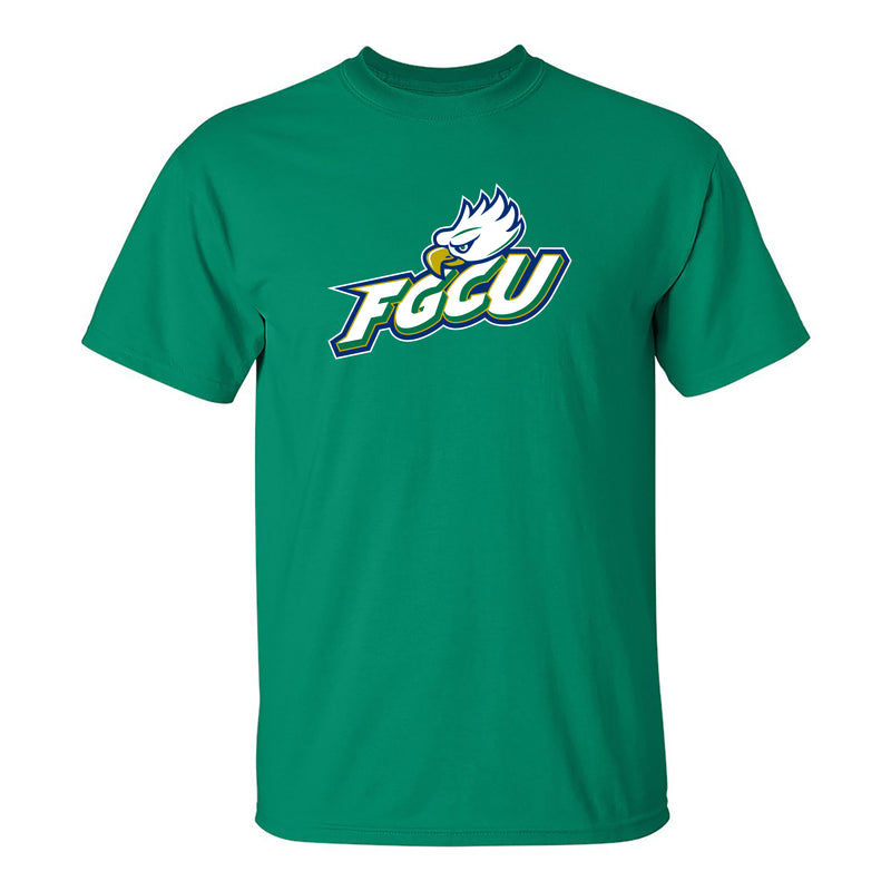Florida Gulf Coast University Eagles Primary Logo Short Sleeve T Shirt - Kelly
