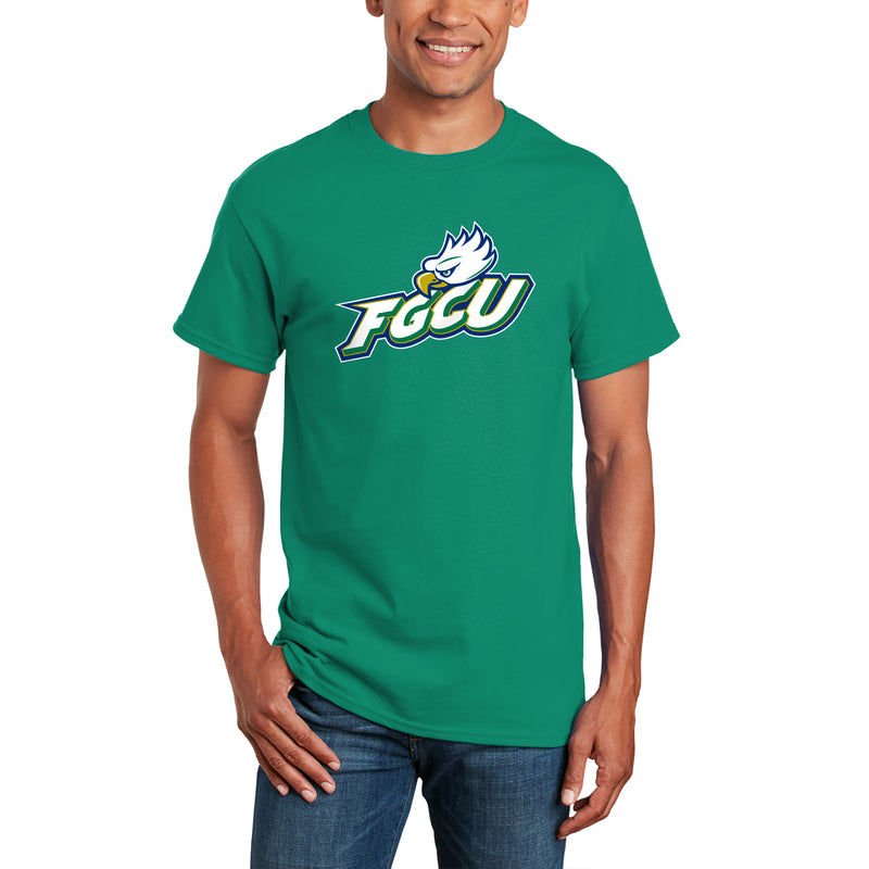 Florida Gulf Coast University Eagles Primary Logo Short Sleeve T Shirt - Kelly