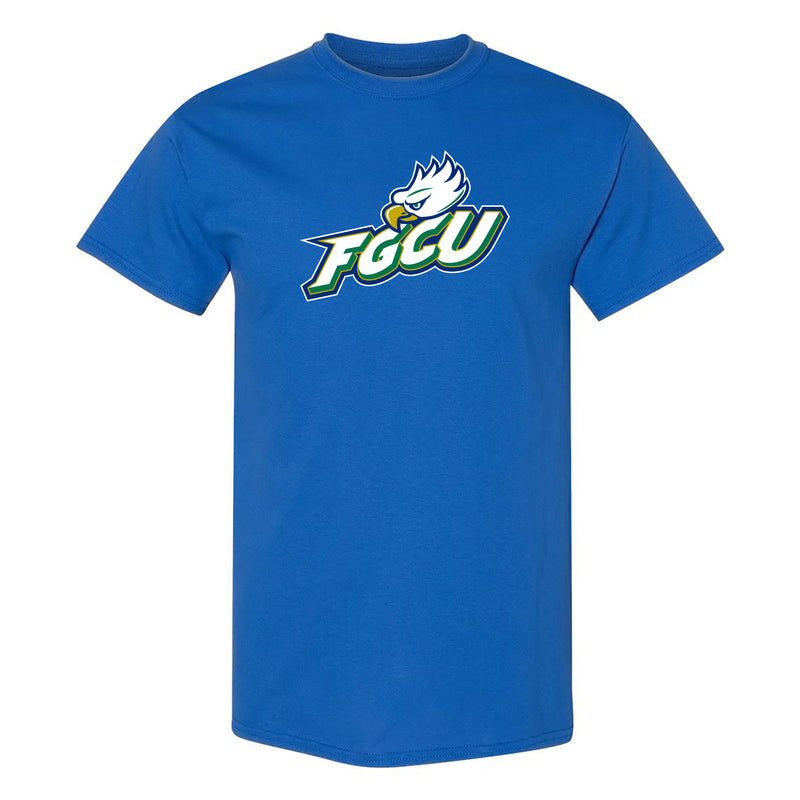 Florida Gulf Coast University Eagles Primary Logo Short Sleeve T Shirt - Royal