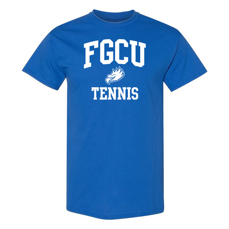 Florida Gulf Coast University Arch Logo Tennis Short Sleeve T Shirt - Royal
