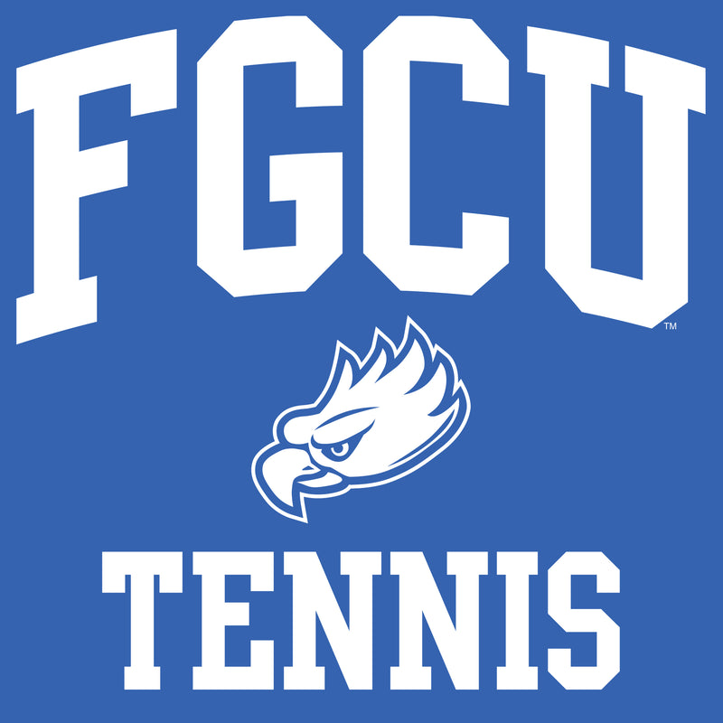 Florida Gulf Coast University Arch Logo Tennis Short Sleeve T Shirt - Royal