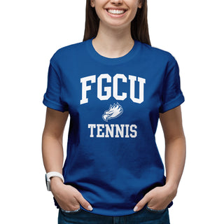 Florida Gulf Coast University Arch Logo Tennis Short Sleeve T Shirt - Royal