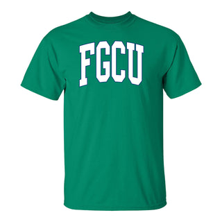 Florida Gulf Coast Eagles Mega Arch T-Shirt - Kelly Green