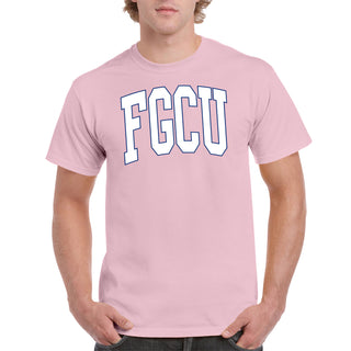 Florida Gulf Coast Eagles Mega Arch T-Shirt - Light Pink