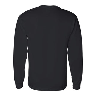 Florida Institute of Technology Panthers Arch Logo Long Sleeve T Shirt - Black