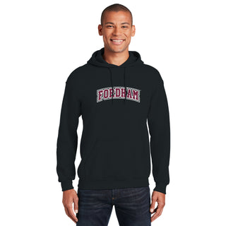 Fordham University Rams Basic Block Hoodie - Black
