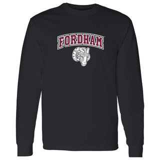 Fordham University Rams Arch Logo Long Sleeve T-Shirt