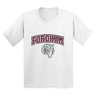 Fordham University Rams Arch Logo Youth T-Shirt