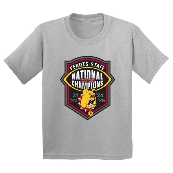 Ferris State 2025 Football National Champions Youth T-Shirt