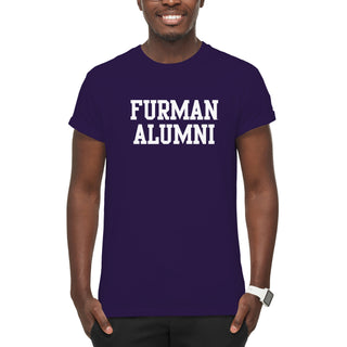 Furman Basic Block Alumni T-Shirt - Purple