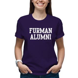 Furman Basic Block Alumni T-Shirt - Purple