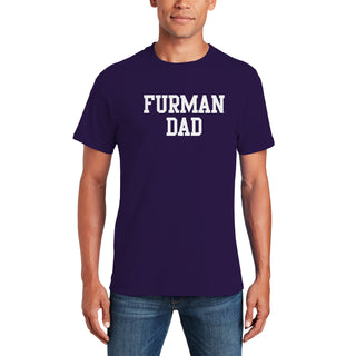 Furman Basic Block Dad T-Shirt - Purple