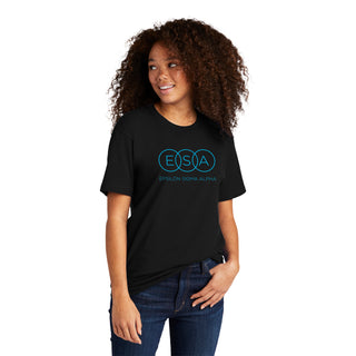 Epsilon Sigma Alpha Primary Logo NLA T-Shirt - Black