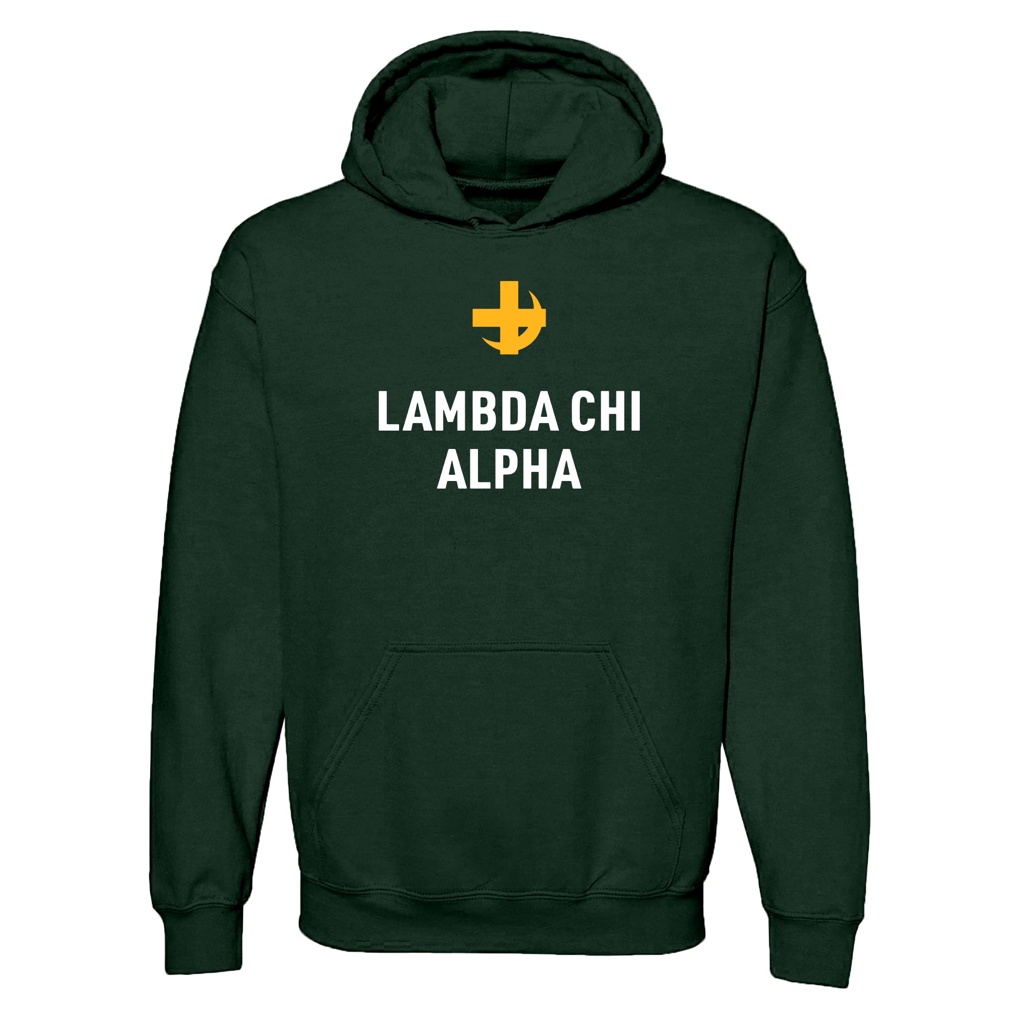 Lambda Chi Alpha Greek Primary Logo Hoodie Forest
