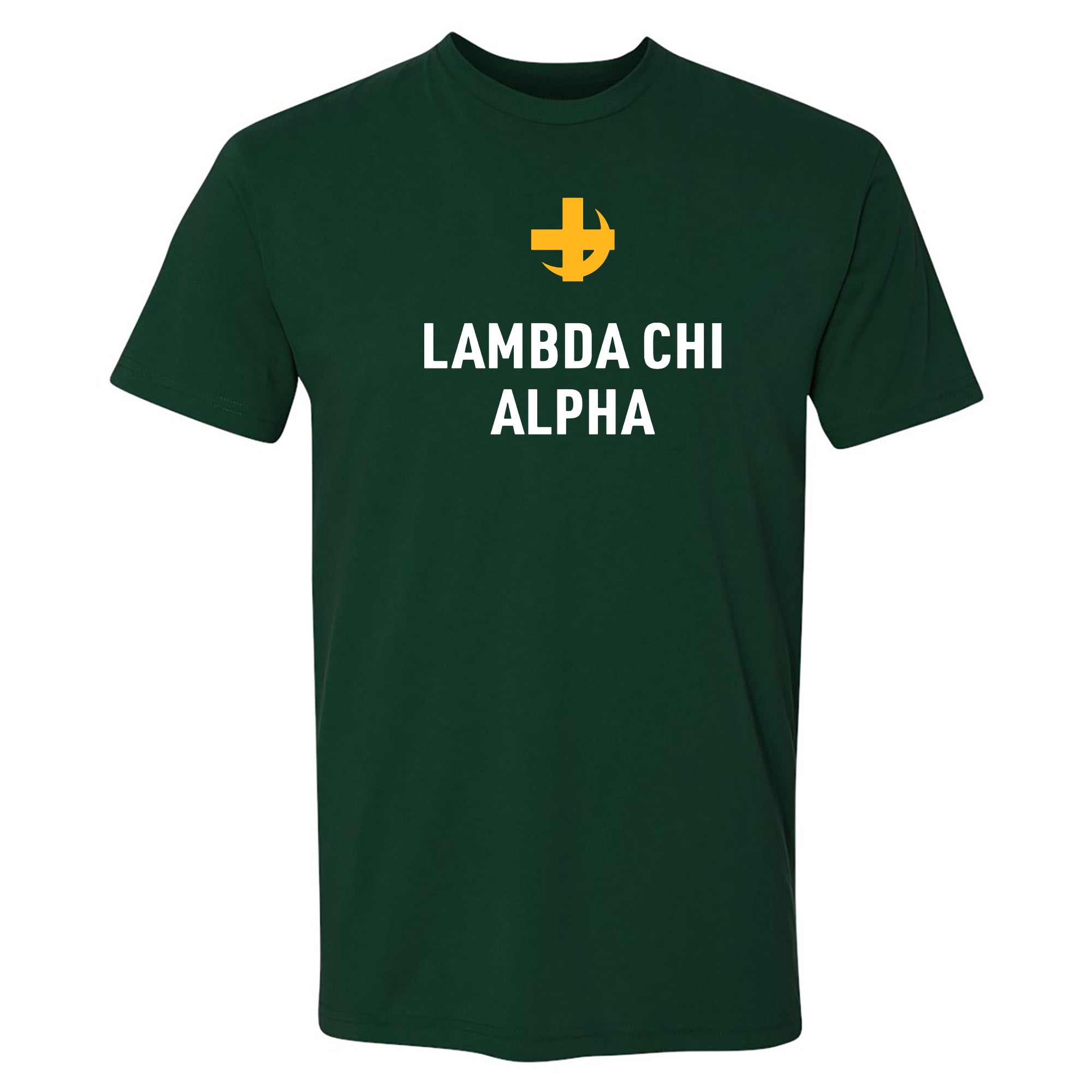 Lambda Chi Alpha Greek Primary Logo NLA T-Shirt Forest