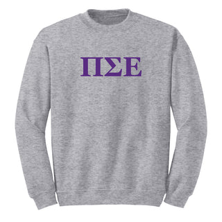 Pi Sigma Epsilon Greek Letter Crewneck