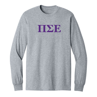 Pi Sigma Epsilon Greek Letter Long Sleeve T-Shirt