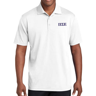 Pi Sigma Epsilon Greek Letter LC EMB Polo