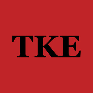 Tau Kappa Epsilon Greek Letter Block Hoodie - Red