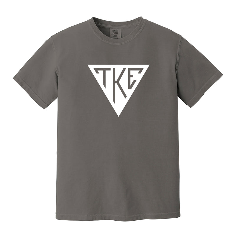 Tau Kappa Epsilon Greek Primary Logo CC T-Shirt - Grey