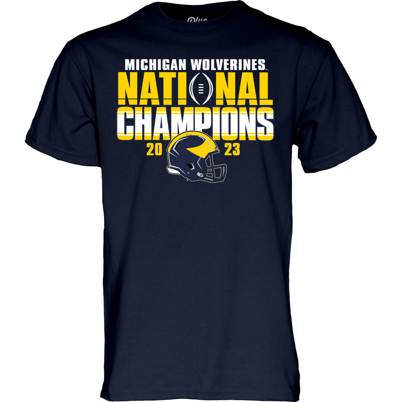 UM National Champs 23 Glistening T-Shirt - Navy