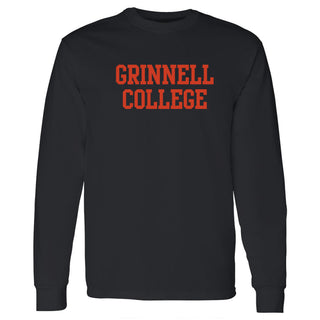 Grinnell College Basic Block Long Sleeve