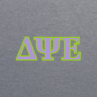 Delta Psi Epsilon LC EMB Ladies 1/4 Zip Sweatshirt - Vintage Heather