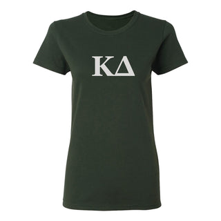 Kappa Delta Greek Letter Block Womens T-Shirt
