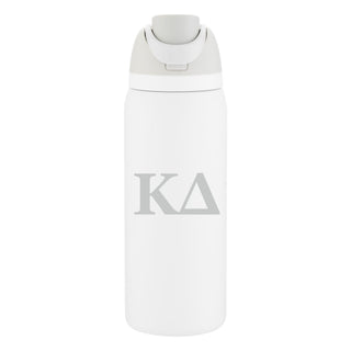 Kappa Delta Greek Letter 32oz Owala Freesip - Shy Marshmallow