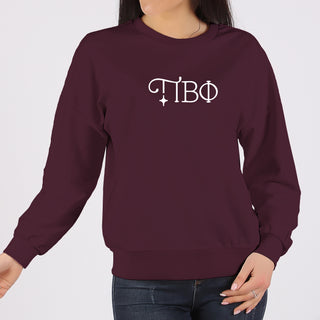 Pi Beta Phi Greek Letter Logo Crewneck
