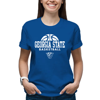 Georgia State University Panthers Basketball Hype Short Sleeve T Shirt - Royal