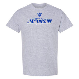 Georgia State University Panthers Basketball Charge T Shirt - Sport Grey