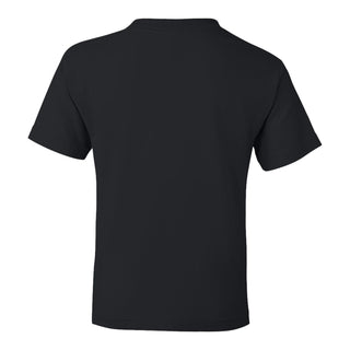 UNC Pembroke Braves Arch Logo Youth T Shirt - Black