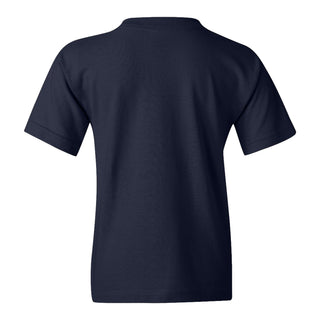 Jackson State Tigers Basic Block Youth T Shirt - Navy