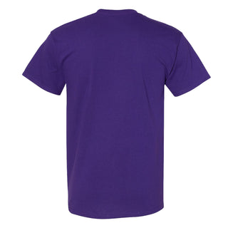 Furman University Paladins Basic Block Short Sleeve T Shirt - Purple